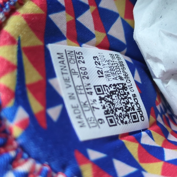 NIB FARM Rio Cloudfoam Pure SPW Shoe Adidas Collaboration Women's Size 9 White - Picture 10 of 14